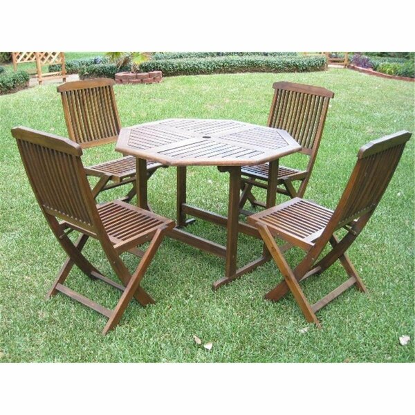 International Caravan 5-Piece Patio Stow Away Set VF4130